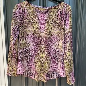 Jennifer Lopez Long Sleeve Blouse Medium